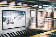 Ultimate subway NYC mockup bundle, a Print Template by As Good As Possible (Thumbnail 6 of 21)