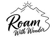 Roam With Wonder Mountain Line Art, an Object Illustration by Ghagra (Thumbnail 2 of 7)