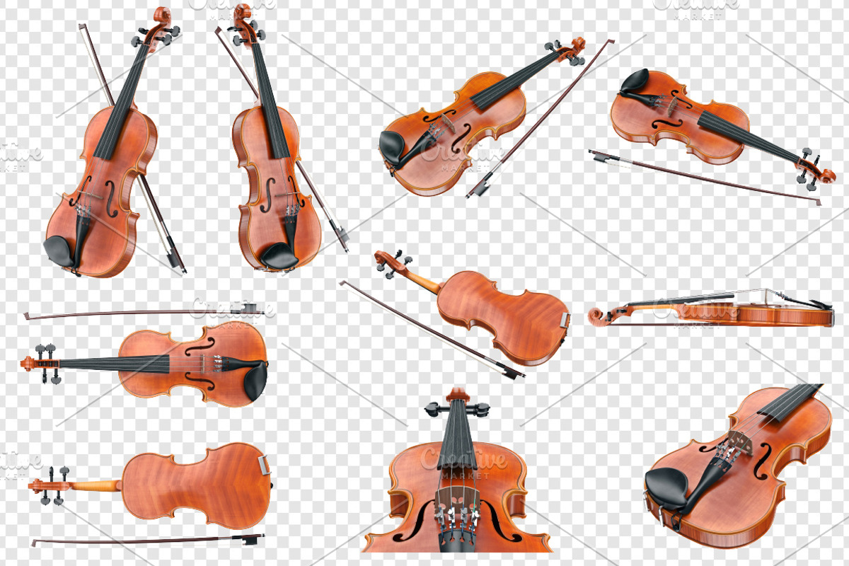 Violin musical equipment, set, an Object Graphic by ARTYuSTUDIO (Photo 1 of 14)