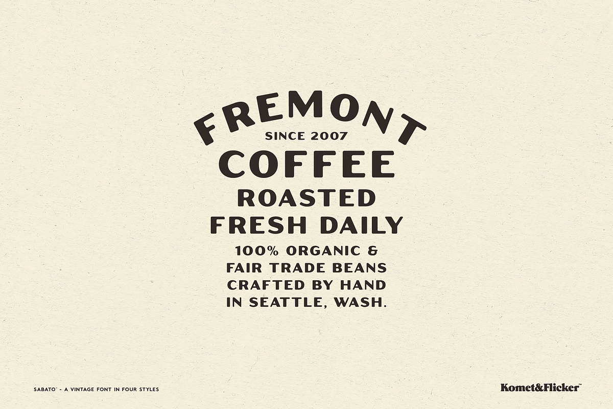 Sabato – Sans & Serif in Four Styles, a Serif Font by Komet & Flicker (Photo 7 of 13)