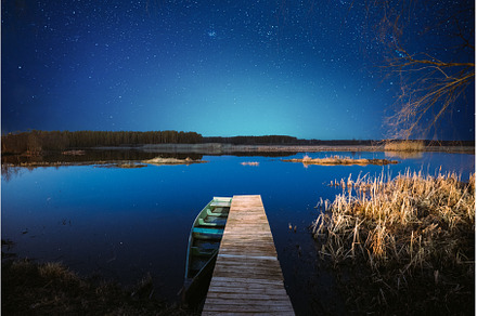 Moored Old Shabby Wooden Fishing, a Nature Photo by Our Amazing World