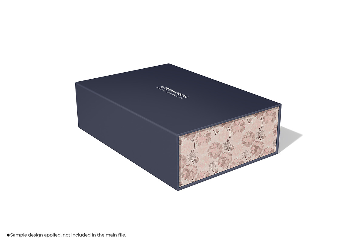 Rectangular Sliding Box Mockup, a Packaging Mockup by Sheikhadesign (Photo 11 of 11)