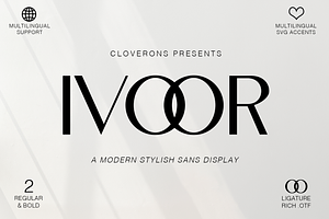 Ivoor - Classy Modern Sans Display