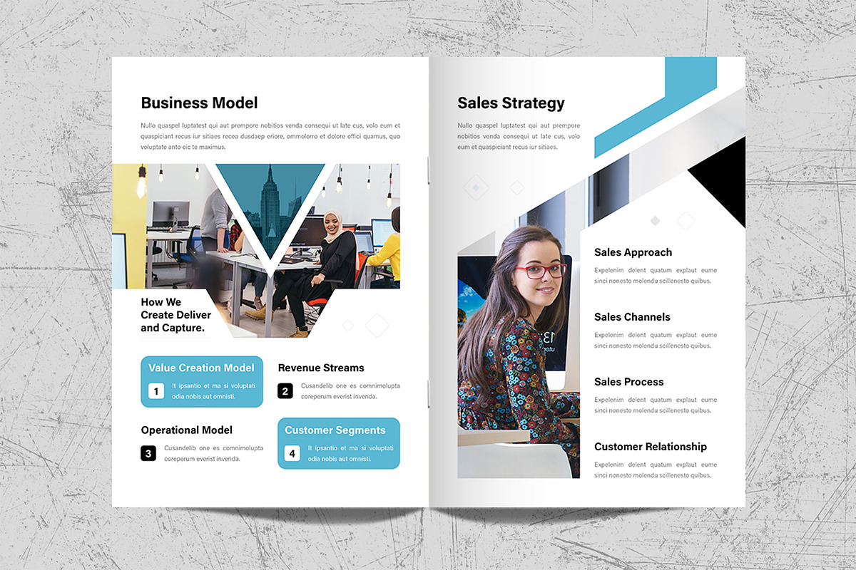 Business Plan Brochure Template, a Brochure Template by White Graphic (Photo 8 of 11)