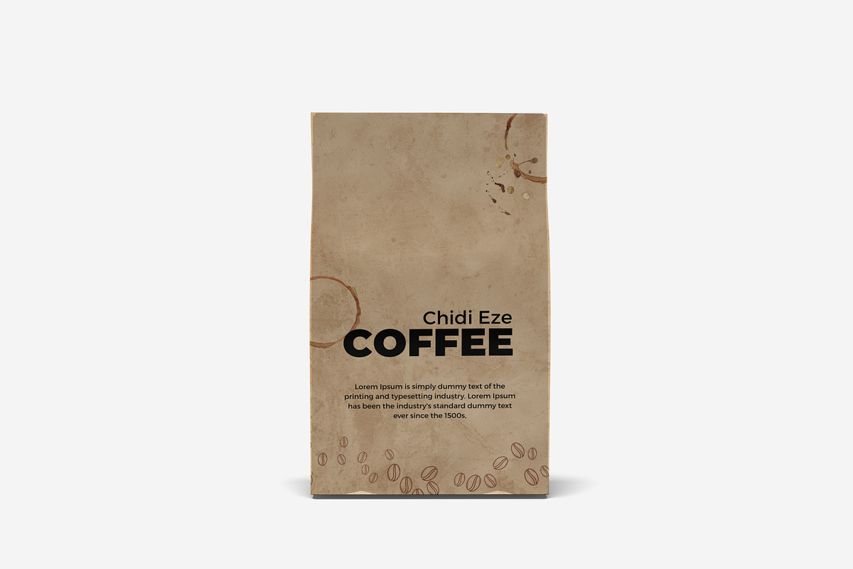 Coffee Pouch Mockup, a Merchandise Mockup by ulfatunnazira (Photo 3 of 6)