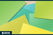 Rainbow polka dot digital paper, a Pattern Graphic by Roofdog Design (Thumbnail 4 of 5)