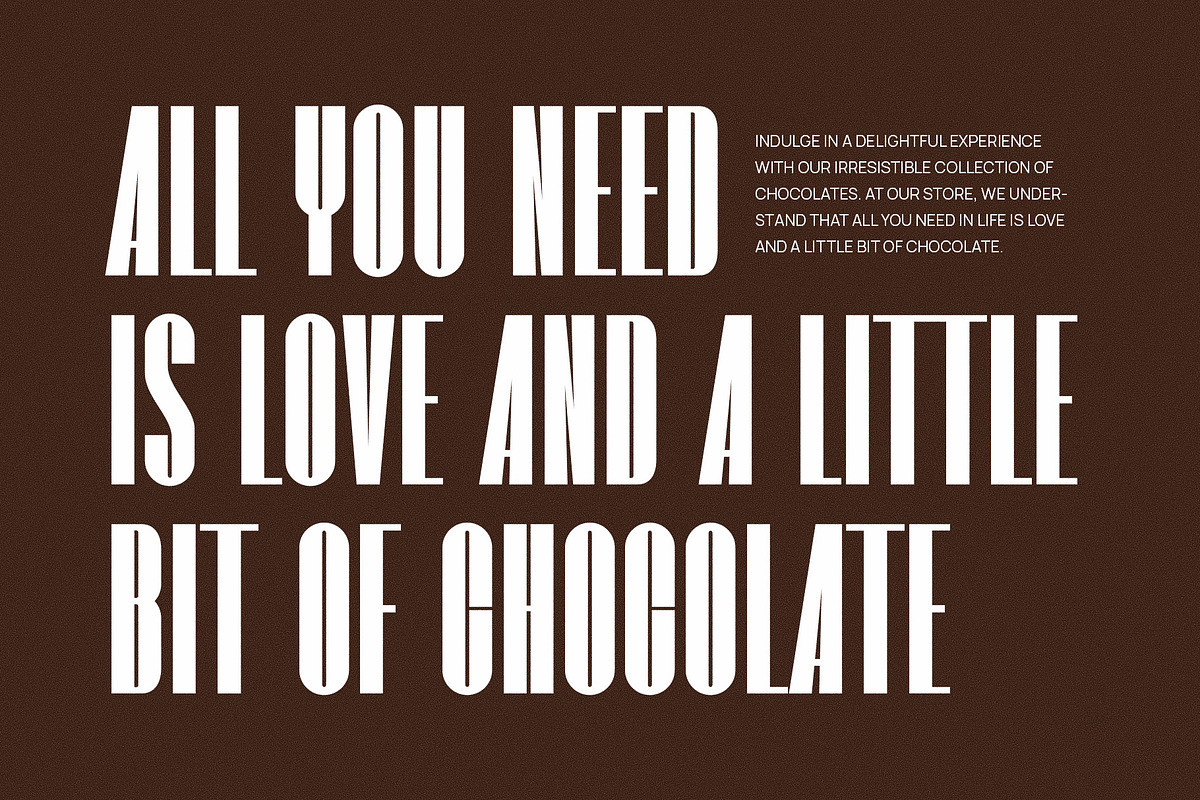 Chocolate Elegant Sans Serif Font, a Sans Serif Font by Graphicxell (Photo 6 of 7)