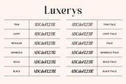 Luxerys - Luxurious Serif Font, a Serif Font by Pikgura (Thumbnail 5 of 8)