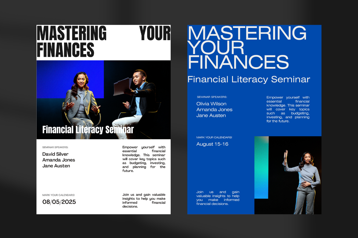 Poster/Flyer Set for Canva Users, a Flyer Template by Make It Yours Lab. (Photo 10 of 17)