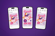 New Year's Day Parade Event Flyer, a Flyer Template by The Good Store (Thumbnail 2 of 2)