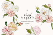 Watercolor Roses Collection, an Illustration by Grace Noboa Illustrations (Thumbnail 3 of 8)