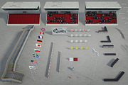 Race Track Const. Kit: Add-on A, an Object 3D Model by RivermillStudios (Thumbnail 2 of 5)