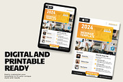 Business Webinar Flyer Template, a Flyer Template by ResumeFabs (Thumbnail 2 of 3)