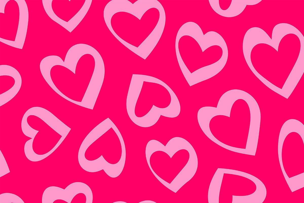 Heart seamless pattern, a Graphic by Volyk (Photo 4 of 4)