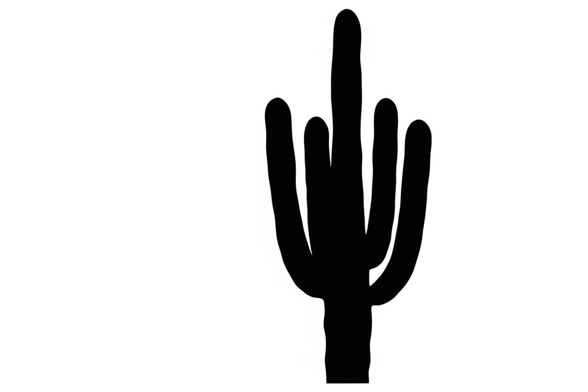 collection of desert cactus silhouet, an Illustration by Amazin_art (Photo 17 of 33)