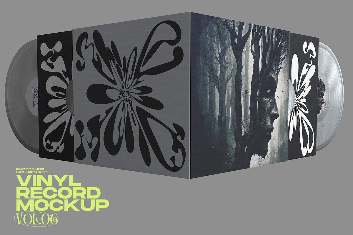 Vinyl Record Kit (20+ Mockups), a Packaging Mockup by Jacober Design (Photo 8 of 36)
