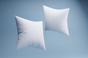 10 Bundle 3D Render Unique Pillow