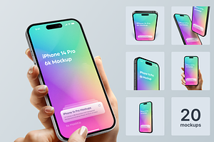 New iPhone 14 Pro 20 Mockup Scenes
