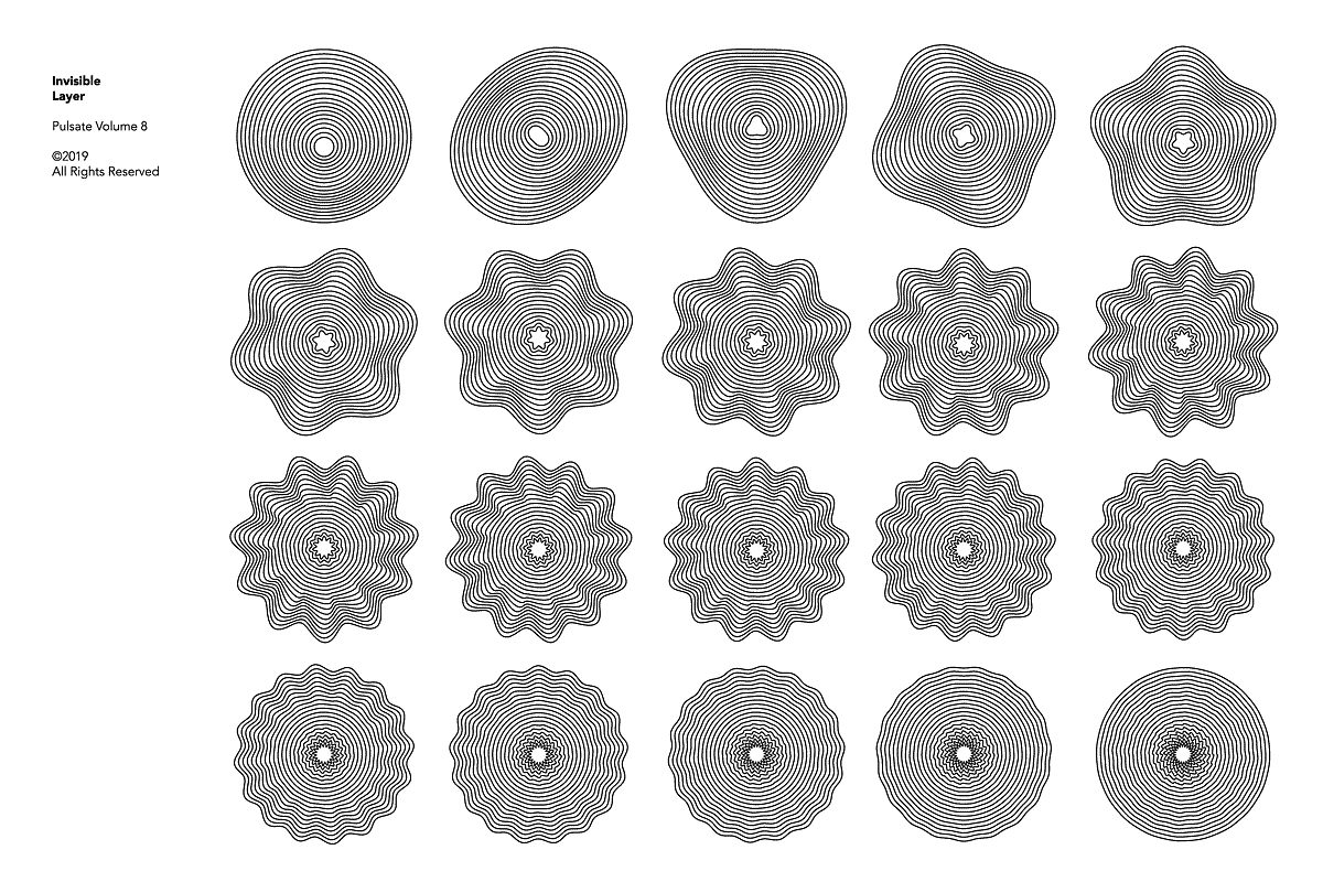 Pulsate Vol. 8 | 400 Vector Waves, an Object Graphic by invisiblelayer (Photo 3 of 5)