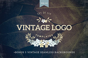 Vintage logo templates Vol 2, a Branding & Logo Template by Lisa Glanz (Thumbnail 1 of 4)