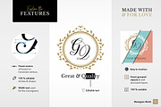 Wedding Monogram AH, a Branding & Logo Template by Monogram World (Thumbnail 5 of 5)