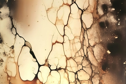 Abstract Chemigram Art Vintage, an Abstract Photo by bbymedia.store