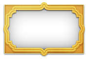 Classical Golden Picture Frame, a Decorative Illustration by UoaHH (Thumbnail 2 of 3)