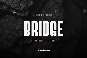 Bridge Logo Font