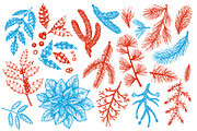 Christmas Vector Collection, a Decorative Illustration by Lubov Illustrations Shop (Thumbnail 2 of 7)