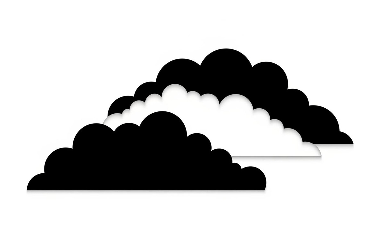 Decorative Cloud Silhouette, a Graphic by Designer_Momina (Photo 3 of 13)