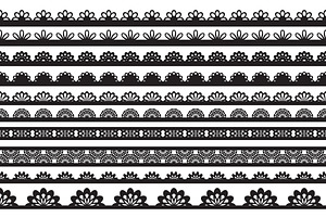 Vector ribbon collection.