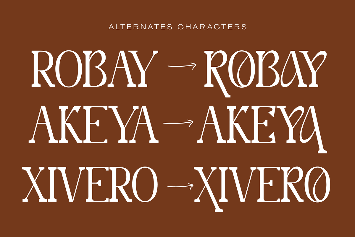 Robay – Elegant Luxury Serif Font, a Serif Font by Illushvara Design (Photo 10 of 10)