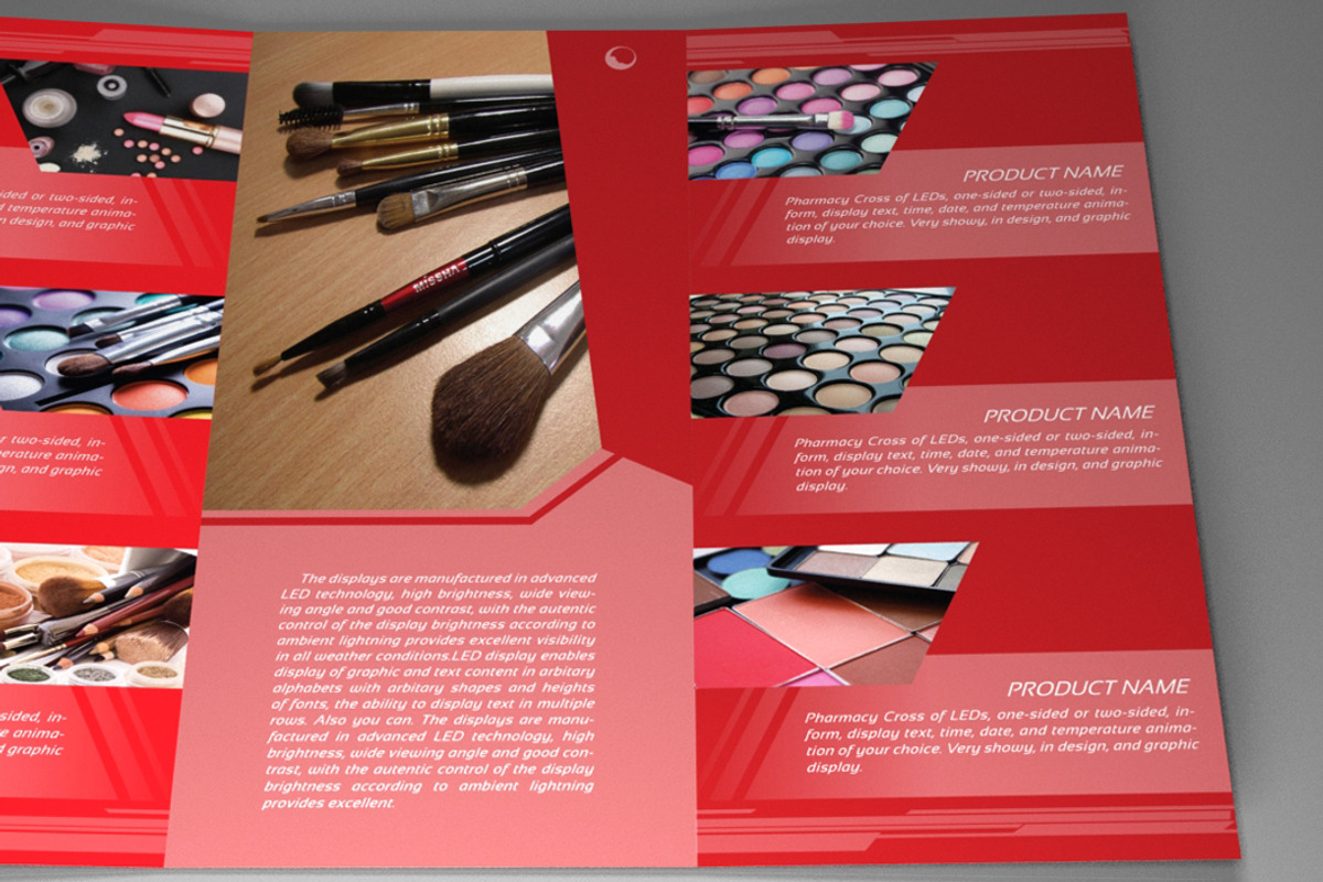 Indesign Brochure A4 red diamond, a Brochure Template by RudanStudio (Photo 7 of 7)
