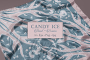 Silk Bandana Design Candy Ice, an Object Graphic by ilustrinna (Thumbnail 1 of 12)