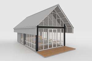 3D Model Cafe Modern 6