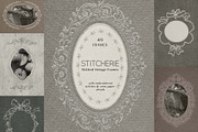 Stitcherie – Stitched Vintage Frames, an Object Graphic by DigARTbyHavroshka (Thumbnail 1 of 18)