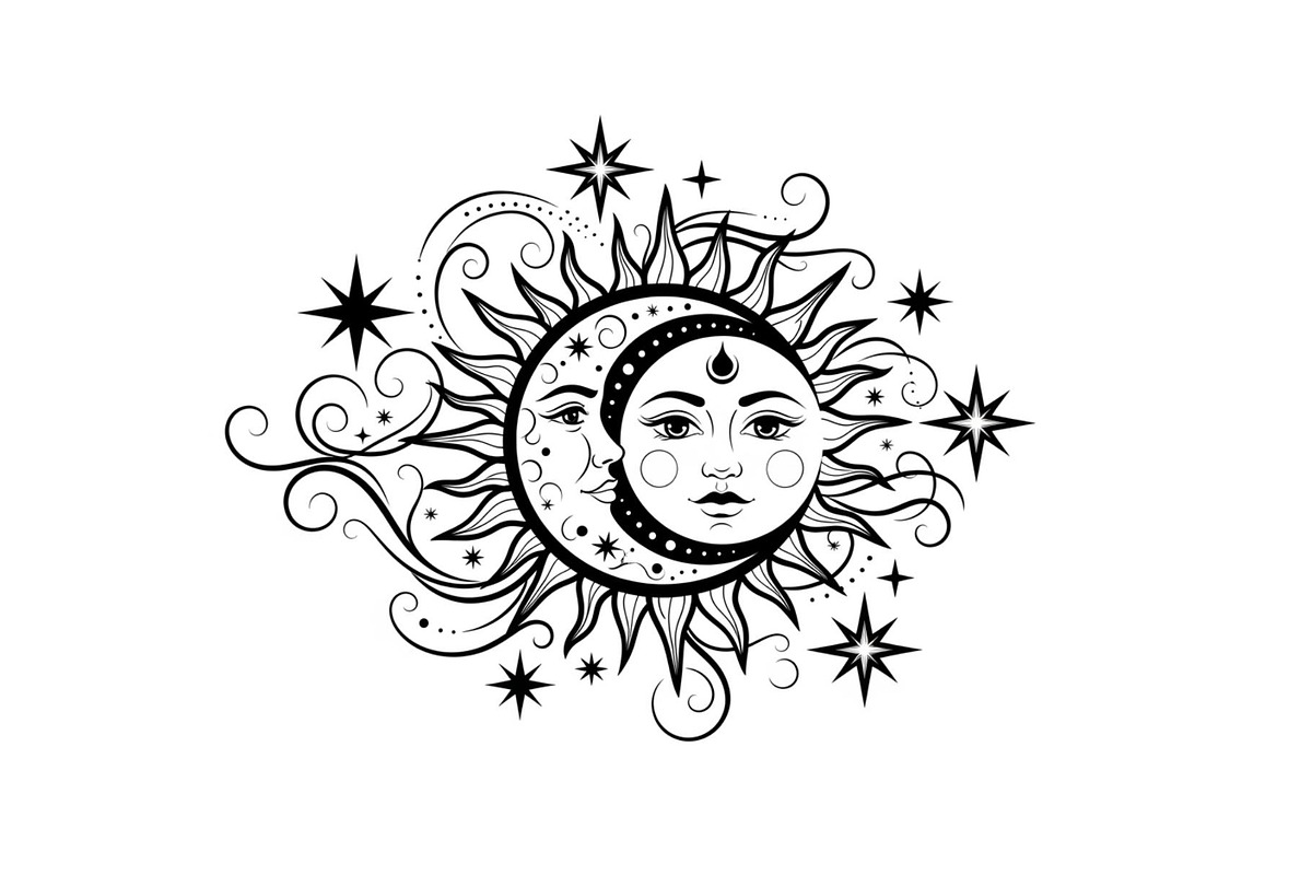 Sun Moon Celestial Mandala Bundle, an Illustration by Gaye Art (Photo 19 of 31)