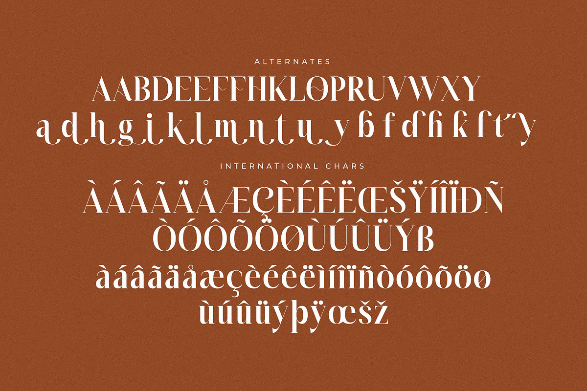 Glanity Modern Serif Font, a Serif Font by Letterena Studios (Photo 14 of 15)