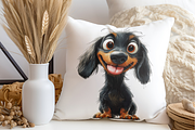 Dachshunds in Playful Poses, an Animal Illustration by PrintHaven Designs (Thumbnail 8 of 9)
