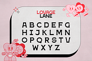 Lovage Lane, a Sans Serif Font by HipFonts (Thumbnail 4 of 10)