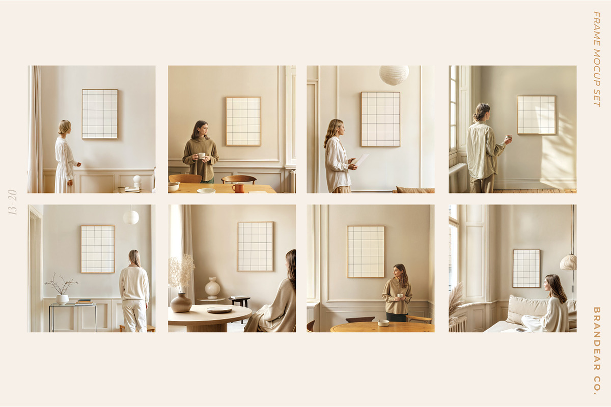 20 Frame Mockups with Person, a Household Mockup by Brandear Design (Photo 12 of 13)