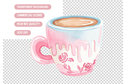 Watercolor Pastel Food Clipart, an Illustration by TatiMockup (Thumbnail 4 of 5)
