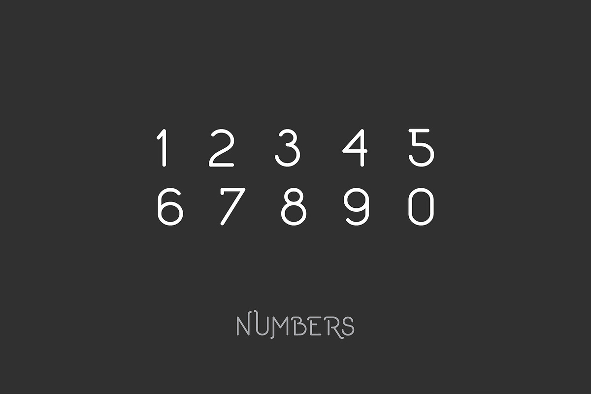 Hover Uppercase Font preview 4