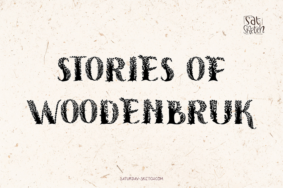 Dark Forest Uppercase Font, a Font by saturday.sketch (Photo 5 of 10)