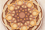 3D Lotus Flower Mandala - SVG Cut Fi, an Object Graphic by Arshad Ali (Thumbnail 5 of 8)
