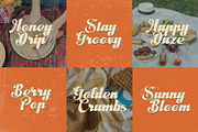 Bello Curve - Retro Script Font, a Script Font by Letterara (Thumbnail 6 of 14)