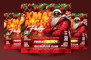 10 Christmas Party Flyer Bundle, a Flyer Template by RTXdesinger99 (Thumbnail 6 of 11)
