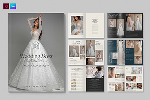 Wedding Dress Catalog Template, a Brochure Template by BrandPacks