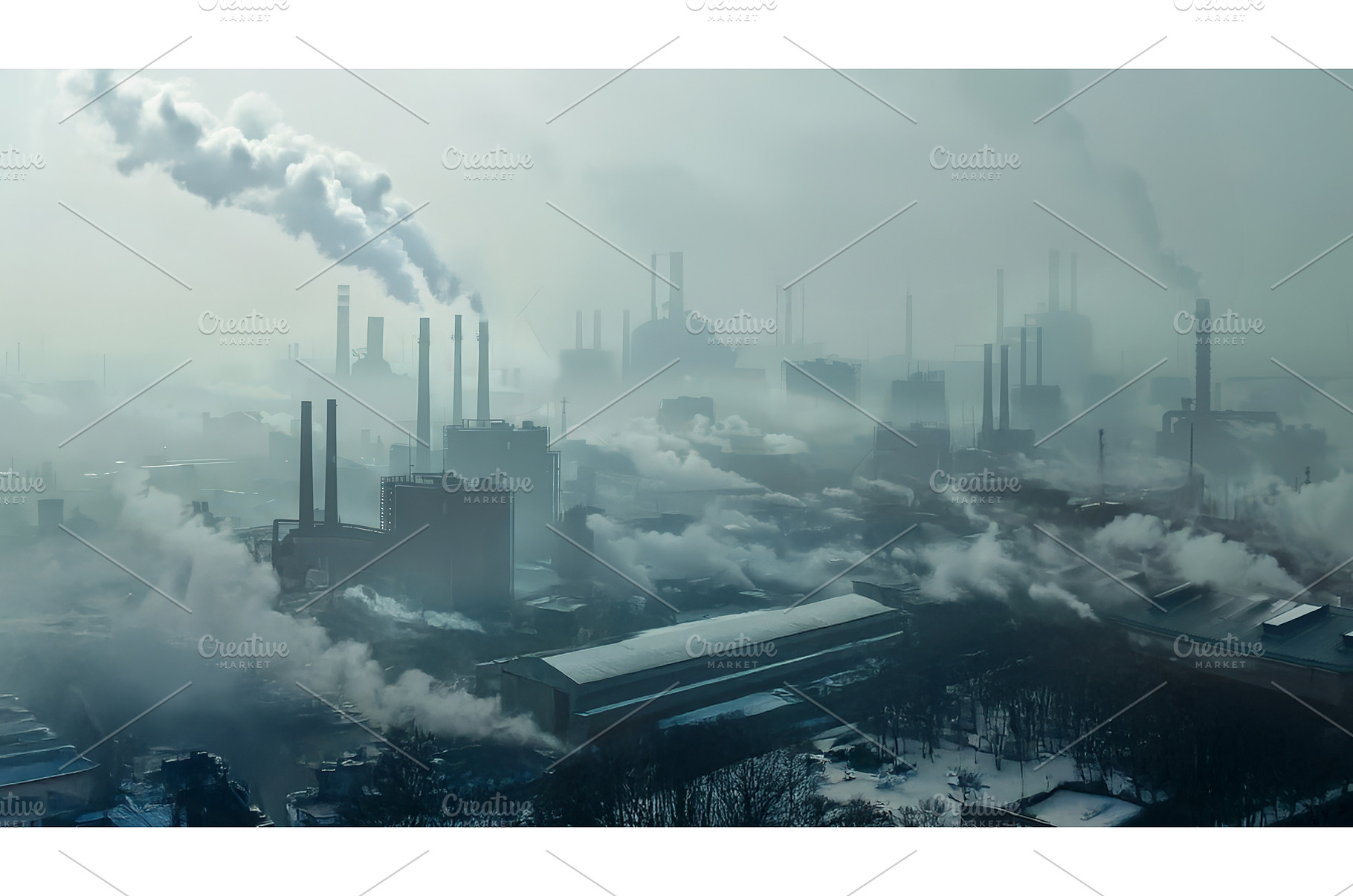 Heavily Polluted Industrial City, an Industrial Photo by piter.goskov