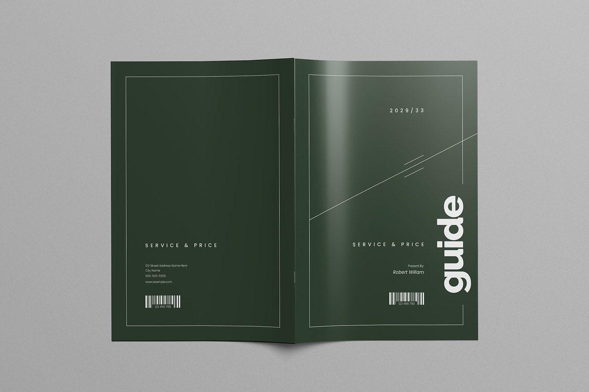 Services & Pricing Guide Canva, a Brochure Template by Pixelpick (Photo 9 of 9)